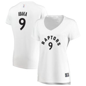 Serge Ibaka Toronto Raptors Fanatics Branded Women's Fast Break Replica Jersey - Association Edition - White