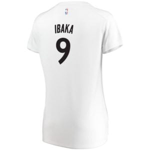 Serge Ibaka Toronto Raptors Fanatics Branded Women's Fast Break Replica Jersey - Association Edition - White