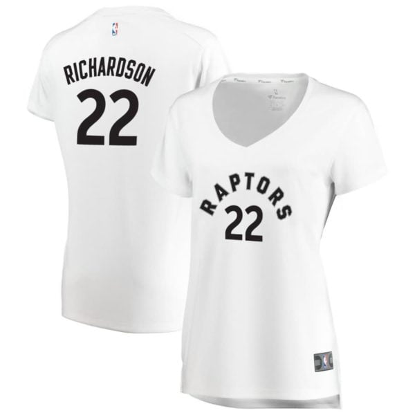 Malachi Richardson Toronto Raptors Fanatics Branded Women's Fast Break Replica Jersey - Association Edition - White