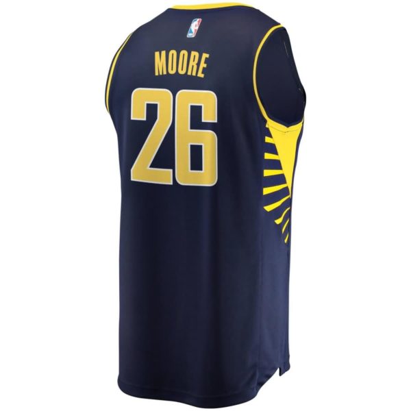 Ben Moore Indiana Pacers Fanatics Branded Fast Break Player Jersey - Icon Edition - Navy