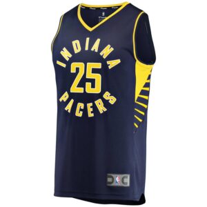 Indiana Pacers Al Jefferson Fanatics Branded Youth Fast Break Player Jersey - Icon Edition - Navy