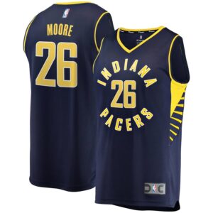 Ben Moore Indiana Pacers Fanatics Branded Youth Fast Break Player Jersey - Icon Edition - Navy