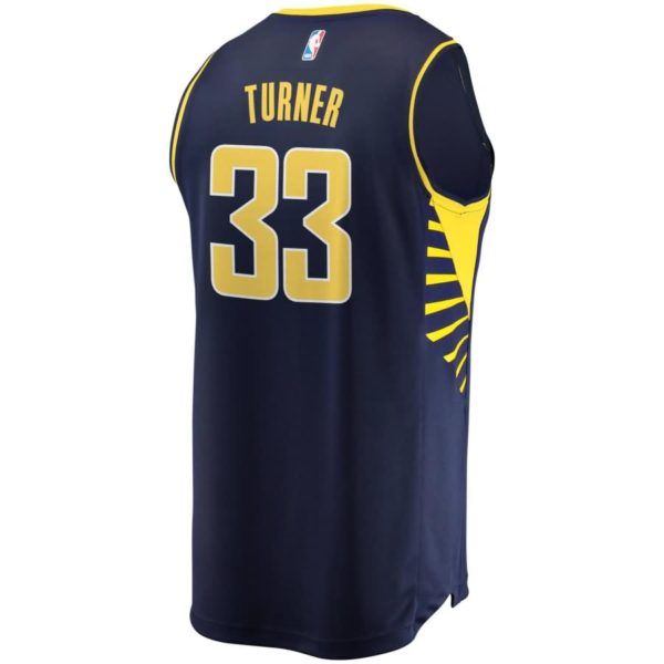 Indiana Pacers Myles Turner Fanatics Branded Youth Fast Break Player Jersey - Icon Edition - Navy