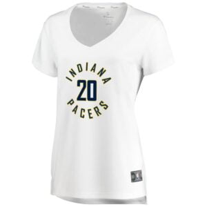 Trevor Booker Indiana Pacers Fanatics Branded Women's Fast Break Replica Jersey - Association Edition - White