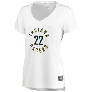 T.J. Leaf Indiana Pacers Fanatics Branded Women's Fast Break Replica Jersey - Association Edition - White