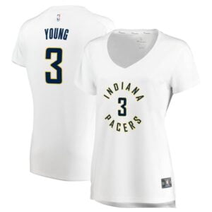 Joe Young Indiana Pacers Fanatics Branded Women's Fast Break Replica Jersey - Association Edition - White