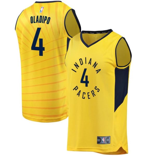 Victor Oladipo Indiana Pacers Fanatics Branded Fast Break Player Jersey - Statement Edition - Gold