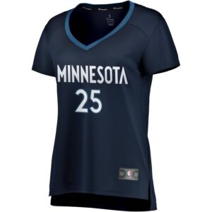 Derrick Rose Minnesota Timberwolves Fanatics Branded Women's Fast Break Replica Jersey - Icon Edition - Navy