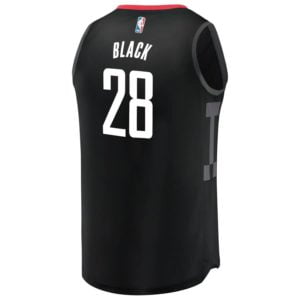 Tarik Black Houston Rockets Fanatics Branded Fast Break Replica Player Jersey Black - Statement Edition