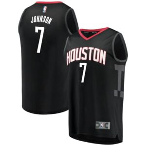 Joe Johnson Houston Rockets Fanatics Branded Fast Break Replica Player Jersey Black - Statement Edition