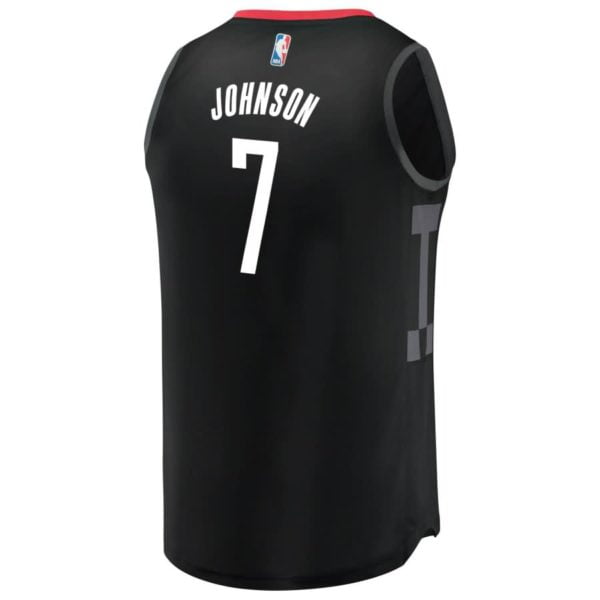 Joe Johnson Houston Rockets Fanatics Branded Fast Break Replica Player Jersey Black - Statement Edition