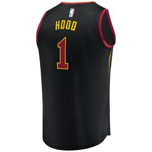 Rodney Hood Cleveland Cavaliers Fanatics Branded Fast Break Replica Player Jersey Black - Statement Edition