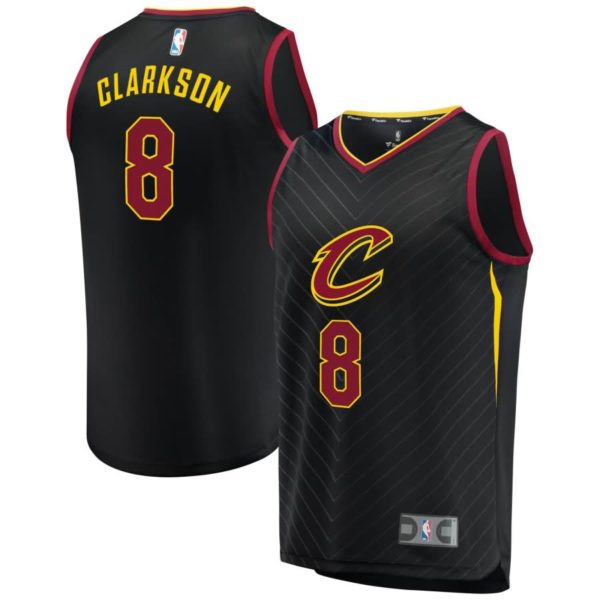 Jordan Clarkson Cleveland Cavaliers Fanatics Branded Fast Break Replica Player Jersey Black - Statement Edition