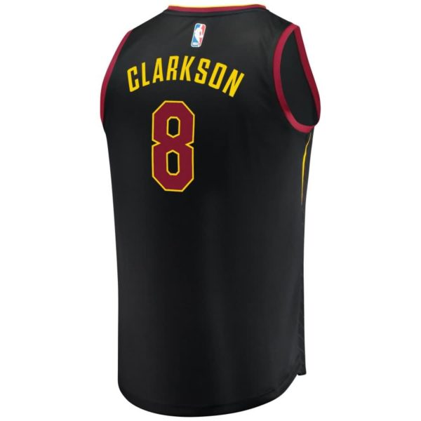 Jordan Clarkson Cleveland Cavaliers Fanatics Branded Fast Break Replica Player Jersey Black - Statement Edition