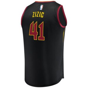 Ante Zizic Cleveland Cavaliers Fanatics Branded Fast Break Replica Player Jersey Black - Statement Edition