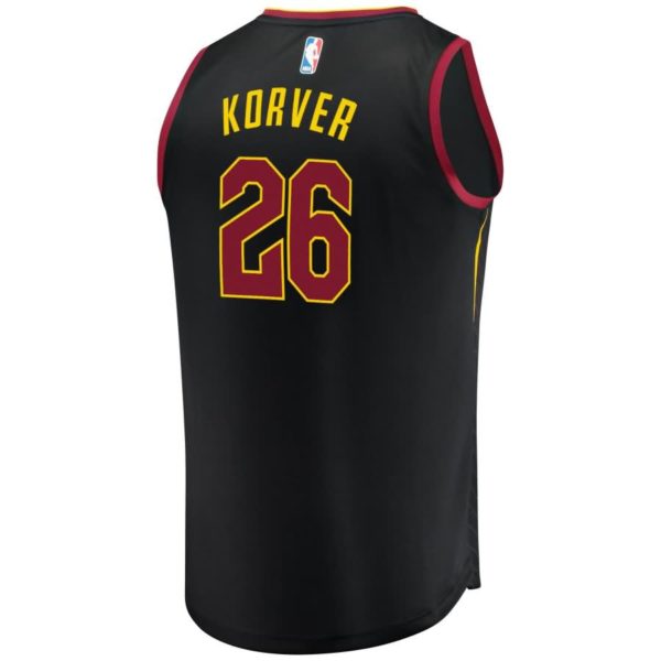 Kyle Korver Cleveland Cavaliers Fanatics Branded Fast Break Replica Player Jersey Black - Statement Edition