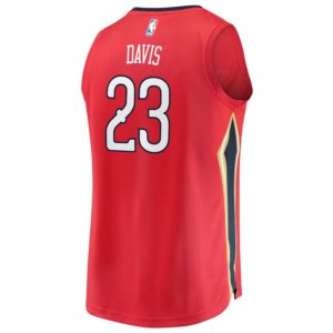 Anthony Davis New Orleans Pelicans Fanatics Branded Fast Break Replica Player Jersey Red - Statement Edition