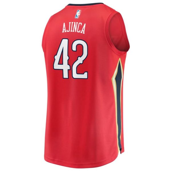 Alexis Ajinca New Orleans Pelicans Fanatics Branded Fast Break Replica Player Jersey Red - Statement Edition