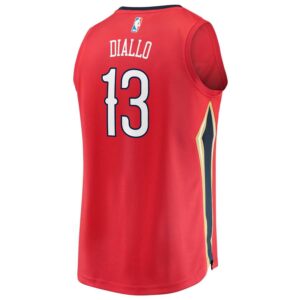 Cheick Diallo New Orleans Pelicans Fanatics Branded Fast Break Replica Player Jersey Red - Statement Edition