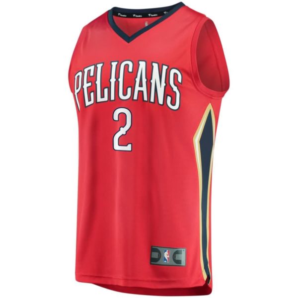 Ian Clark New Orleans Pelicans Fanatics Branded Fast Break Replica Player Jersey Red - Statement Edition