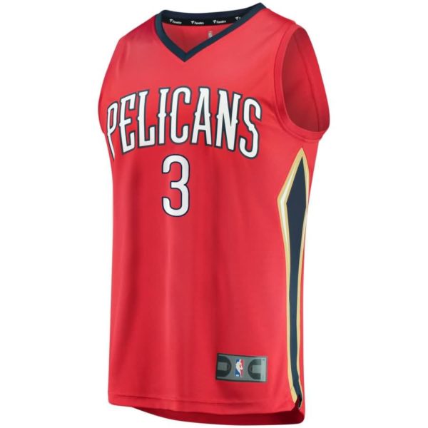 Nikola Mirotic New Orleans Pelicans Fanatics Branded Fast Break Replica Player Jersey Red - Statement Edition