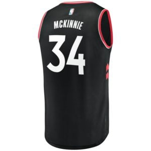 Alfonzo McKinnie Toronto Raptors Fanatics Branded Fast Break Replica Player Jersey Black - Statement Edition