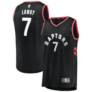 Kyle Lowry Toronto Raptors Fanatics Branded Fast Break Replica Player Jersey Black - Statement Edition