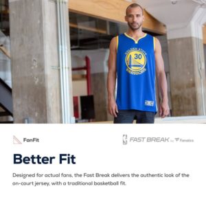 Jordan Bell Golden State Warriors Fanatics Branded Fast Break Replica Player Jersey Charcoal - Statement Edition