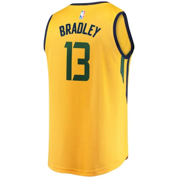 Tony Bradley Utah Jazz Fanatics Branded Fast Break Replica Player Jersey Gold - Statement Edition