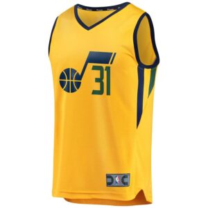Georges Niang Utah Jazz Fanatics Branded Fast Break Replica Player Jersey Gold - Statement Edition