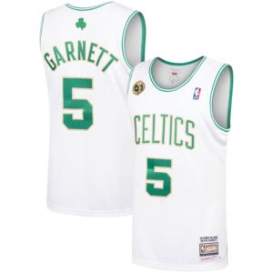 Kevin Garnett Boston Celtics Mitchell & Ness 2008-09 Hardwood Classics Authentic Jersey - White