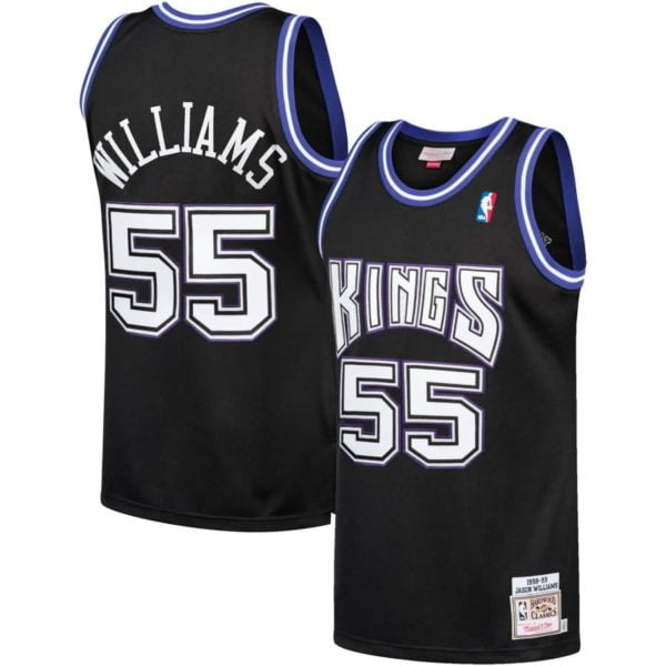 Jason Williams Sacramento Kings Mitchell & Ness 1998-99 Hardwood Classics Authentic Jersey - Black