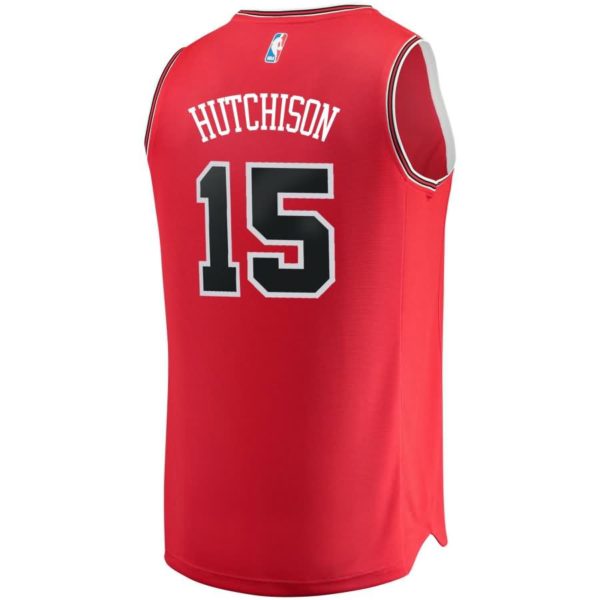 Chandler Hutchison Chicago Bulls Fanatics Branded 2018 NBA Draft First Round Pick Fast Break Replica Jersey Red - Icon Edition