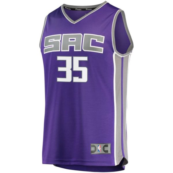Marvin Bagley III Sacramento Kings Fanatics Branded 2018 NBA Draft First Round Pick Fast Break Replica Jersey Purple - Icon Edition