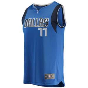 Luka Doncic Dallas Mavericks Fanatics Branded 2018 NBA Draft First Round Pick Fast Break Replica Jersey Blue - Icon Edition