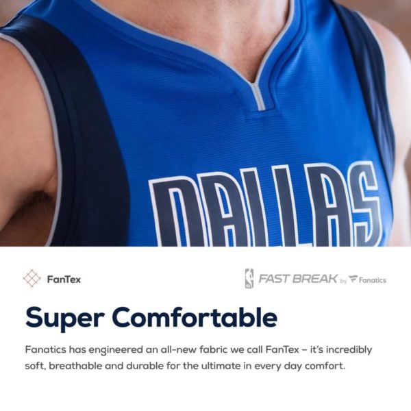 Luka Doncic Dallas Mavericks Fanatics Branded 2018 NBA Draft First Round Pick Fast Break Replica Jersey Blue - Icon Edition
