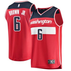 Troy Brown Washington Wizards Fanatics Branded 2018 NBA Draft First Round Pick Fast Break Replica Jersey Red - Icon Edition