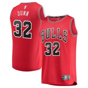 Chicago Bulls Kris Dunn Fanatics Branded Youth Fast Break Player Jersey - Icon Edition - Red