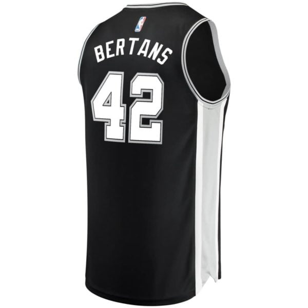 San Antonio Spurs Davis Bertans Fanatics Branded Youth Fast Break Player Jersey - Icon Edition - Black