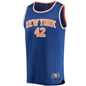 New York Knicks Lance Thomas Fanatics Branded Youth Fast Break Player Jersey - Icon Edition - Blue