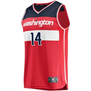 Washington Wizards Jason Smith Fanatics Branded Youth Fast Break Player Jersey - Icon Edition - Red