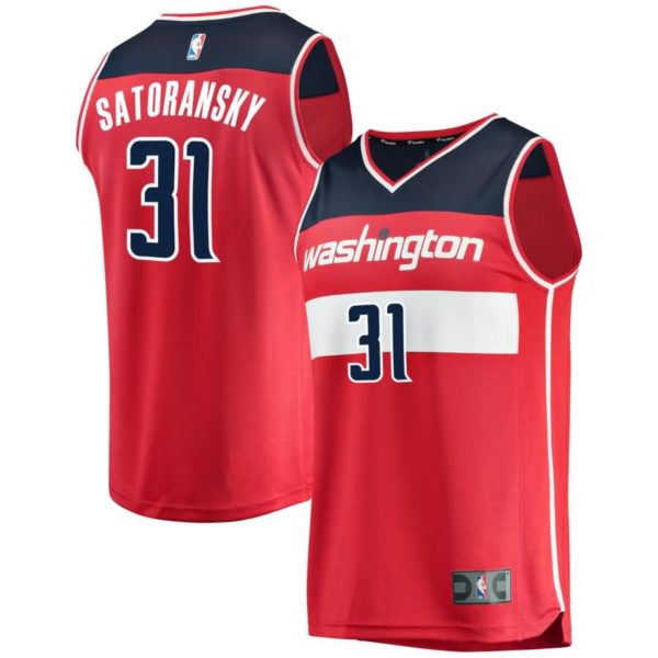 Washington Wizards Tomas Satoransky Fanatics Branded Youth Fast Break Player Jersey - Icon Edition - Red