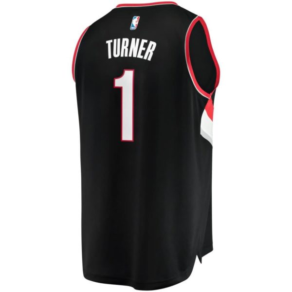 Portland Trail Blazers Evan Turner Fanatics Branded Youth Fast Break Player Jersey - Icon Edition - Black