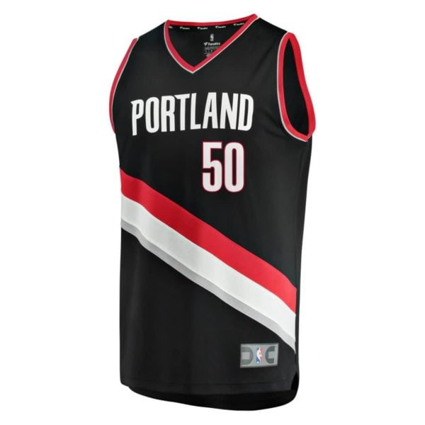 Portland Trail Blazers Caleb Swanigan Fanatics Branded Youth Fast Break Player Jersey - Icon Edition - Black