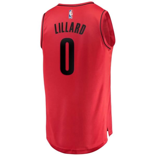 Damian Lillard Portland Trail Blazers Fanatics Branded Fast Break Replica Player Jersey - Statement Edition - Red