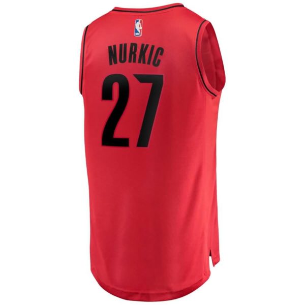 Jusuf Nurkic Portland Trail Blazers Fanatics Branded Fast Break Replica Player Jersey - Statement Edition - Red