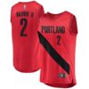 Wade Baldwin IV Portland Trail Blazers Fanatics Branded Fast Break Replica Player Jersey - Statement Edition - Red