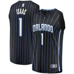 Jonathan Isaac Orlando Magic Fanatics Branded Fast Break Replica Player Jersey - Statement Edition - Black