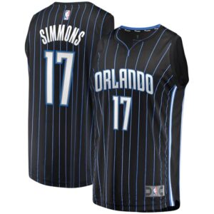 Jonathon Simmons Orlando Magic Fanatics Branded Fast Break Replica Player Jersey - Statement Edition - Black