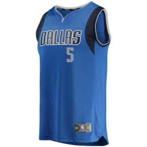 Dallas Mavericks J.J. Barea Fanatics Branded Youth Fast Break Player Jersey - Icon Edition - Blue